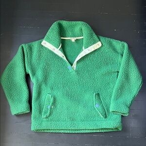 J. Crew Women’s Vintage Green Fleece Hoodie